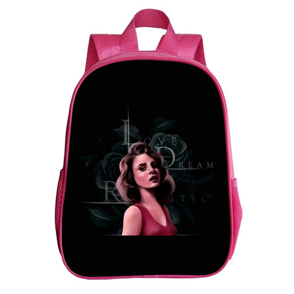 

Lana Del Rey Sac Backpack Children 3D Cartoon 12 Inches Bag Kindergarten Rucksack Baby Boys Girls Kids Knapsack Mochila