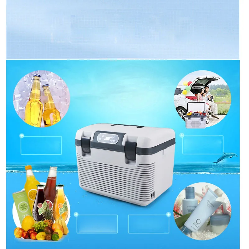 19 л двойной холодильник Авто морозильник|freezer|freezer refrigeratorfreezer car |