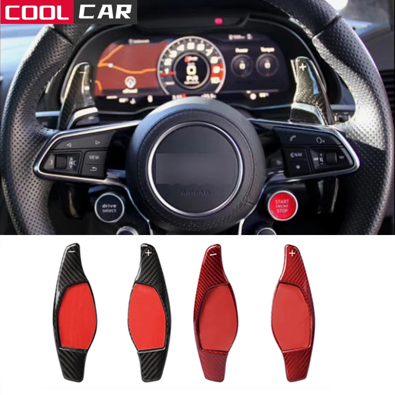 Удлинители для рулевого колеса из углеродного волокна сменные переключатели Audi