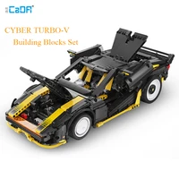 cada high technical rc car sport racing building blocks city remote control super sports vehicle toys gift cyber turbo v bricks
