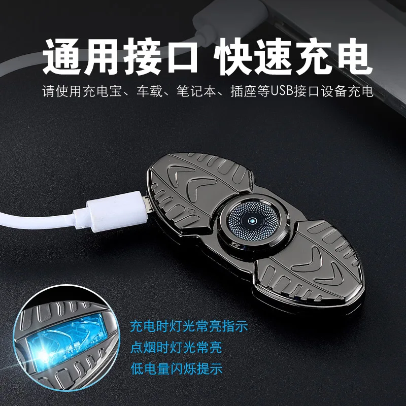 USB светильник для зарядки гироскоп с кончиком пальца светящийся в темноте