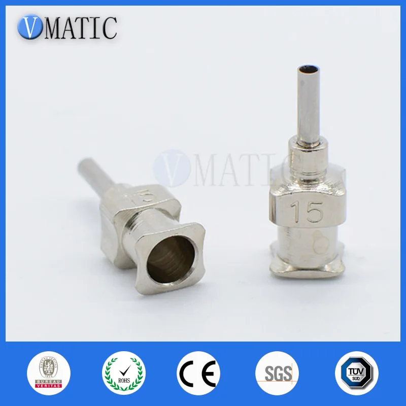 

Free Shipping High Precision All Metal Tips 15G 1/4 Inch Blunt Stainless Steel 12 Pcs Liquid Dispensing Syringe Needle