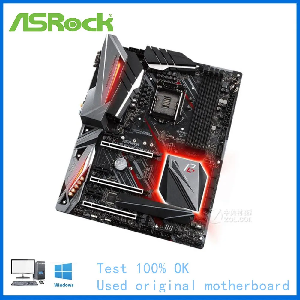 Материнская плата для компьютера ASRock Z390 Phantom Gaming 6 LGA 1151 DDR4 материнская