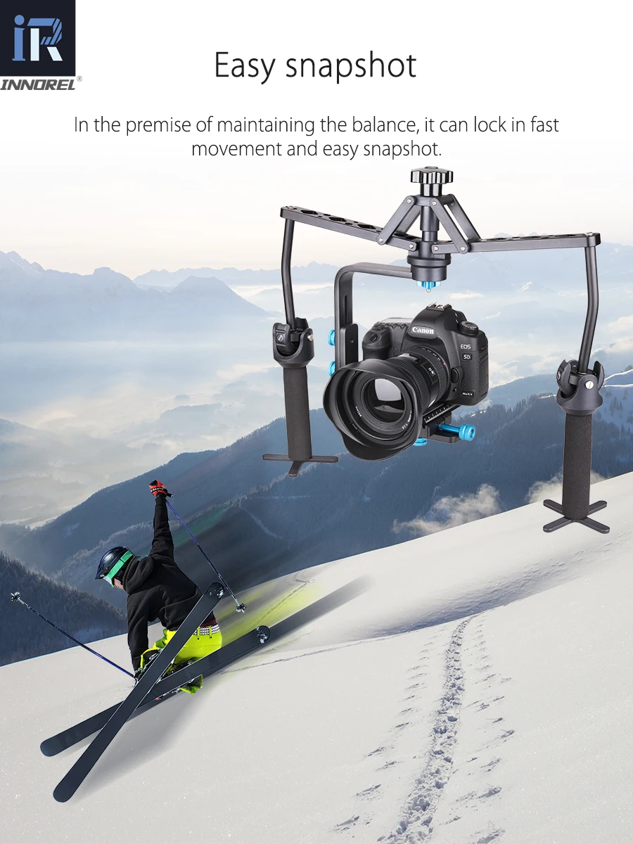 INNOREL ручной паук стабилизатор видео steadicam Rig для DSLR камеры Canon 5D2 5D Mark III 70D видеокамера Механическая Steadycam