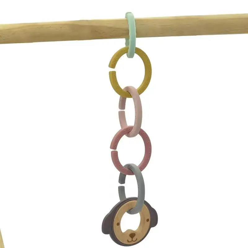 Жевательный браслет-прорезыватель для детской коляски силиконовый без БФА | Мать