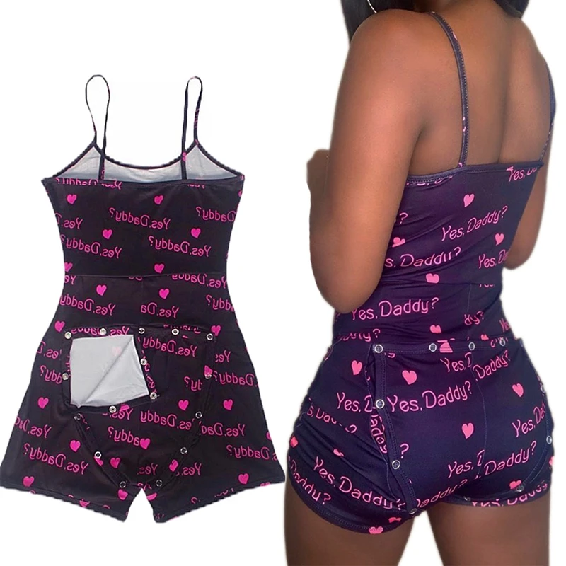 Женская пижама-комбинезон с откидной крышкой без рукавов |