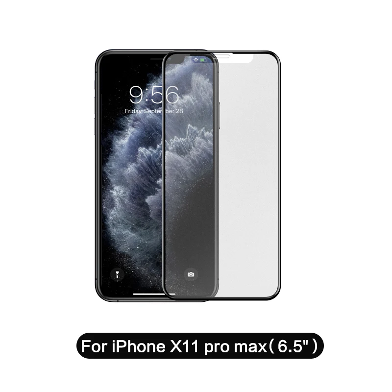 for iphone 11pro max SmartDevil, матовое закаленное стекло для iphone 11 pro max, полное покрытие, защитная пленка, защита экрана 3 H, изогнутая, HD, жесткая пленка - Цвет: for iphone 11pro max