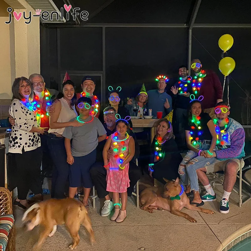 Светодиодный светильник Рождественская лампа ожерелье светящиеся вечерние