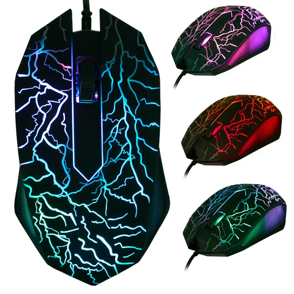 3200 dpi светодиодный оптический 3 кнопки 3D USB Проводная игровая мышь Pro Gamer
