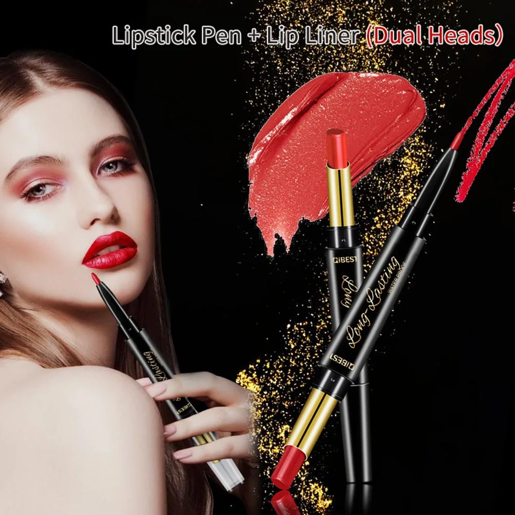 

Двухсторонняя 15 цветов матовая губная помада карандаш водостойкая увлажняющая Косметика длительный срок MP789