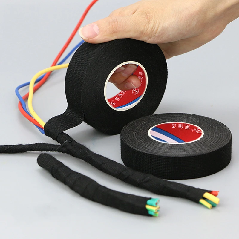15 м термостойкая клейкая матерчатая тканевая лента для авто жгута проводов
