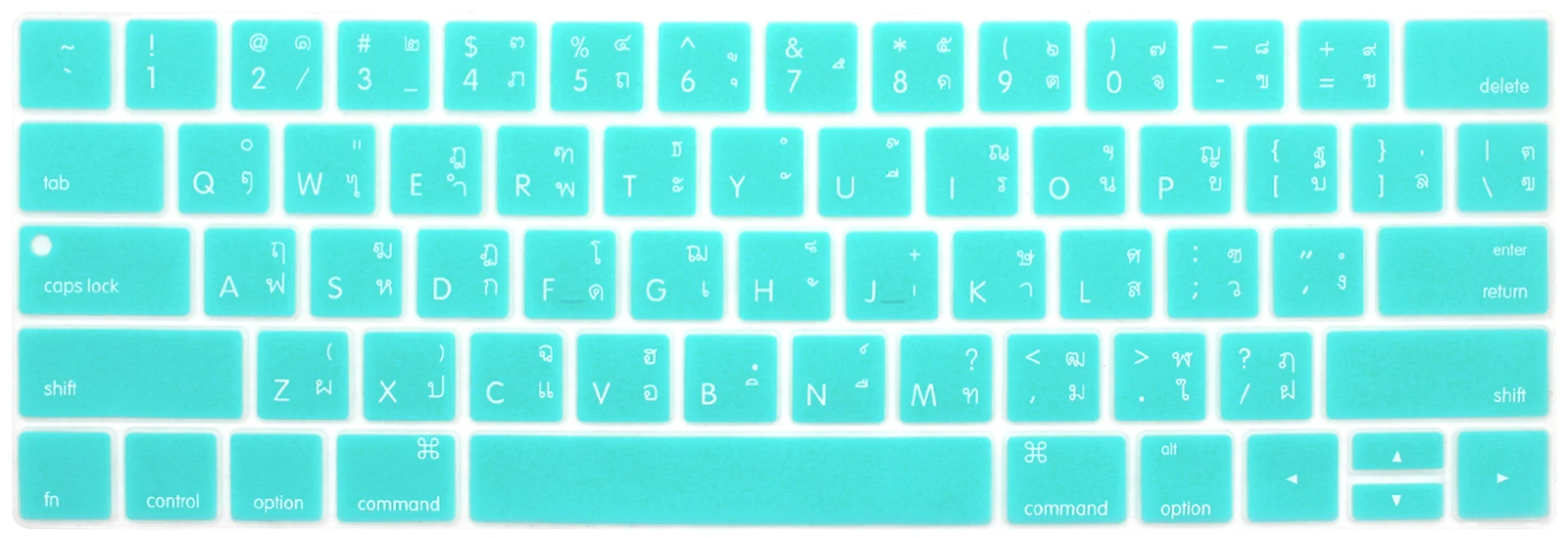 Thailan keyboard cover For macbook pro with touchbar A2159 A1707 A1707 A1989 A1990 New pro US-Enter cover Protective film