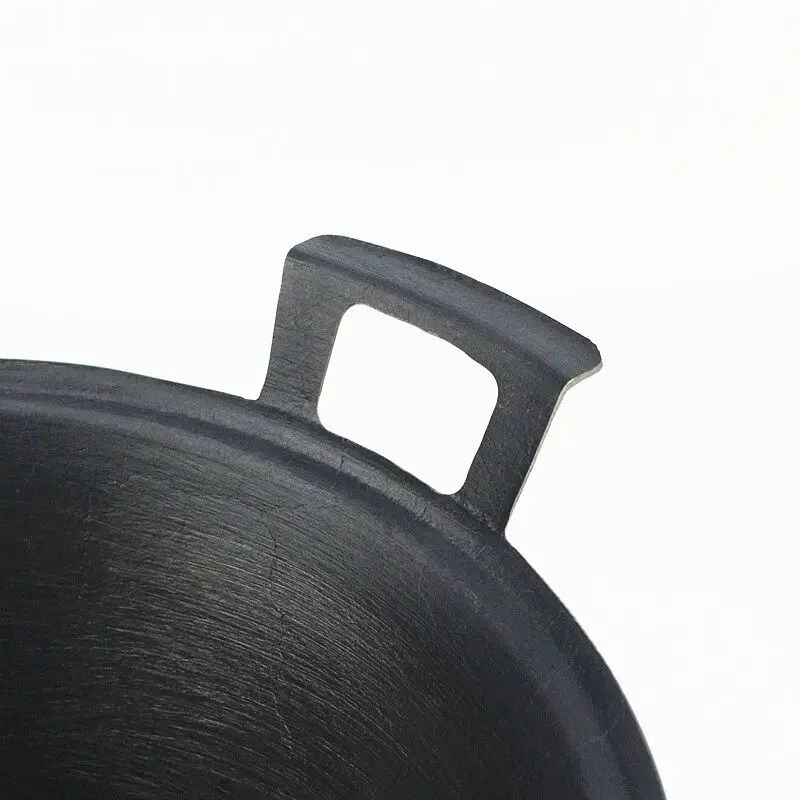 

Wok Cast Iron Pot Cooking Frying pan Soup pot Uncoated Casserole Stew Pot kitchen Cookware Gas Stove induction Cooker Saucepan
