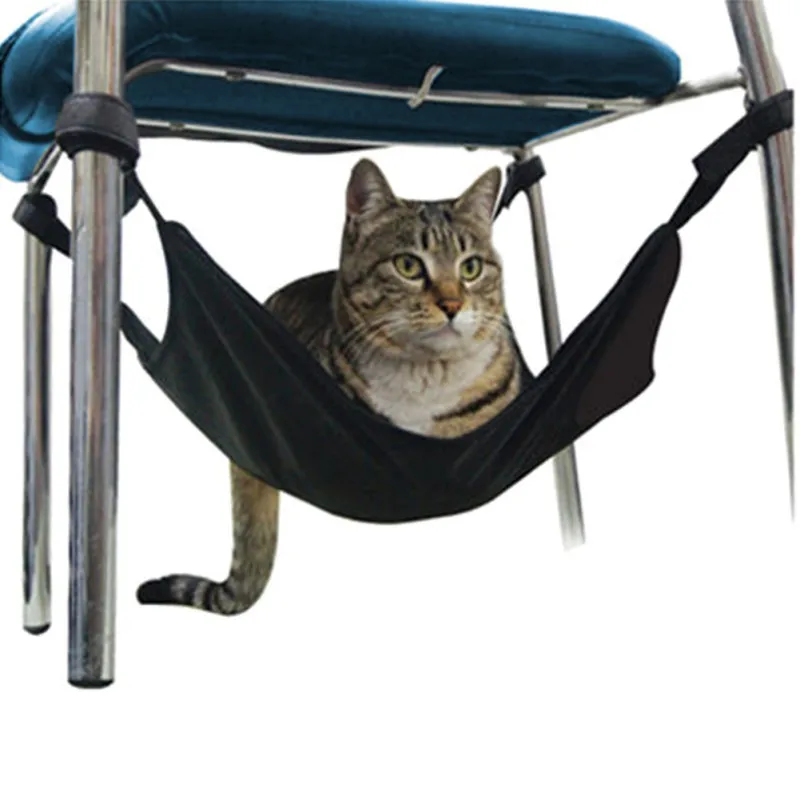 

Durable Cat Hammock Under Chair Square Hanging Bed for Small Pets Hamster Cats Anti-skid Comfortable Cat Pet Cushion