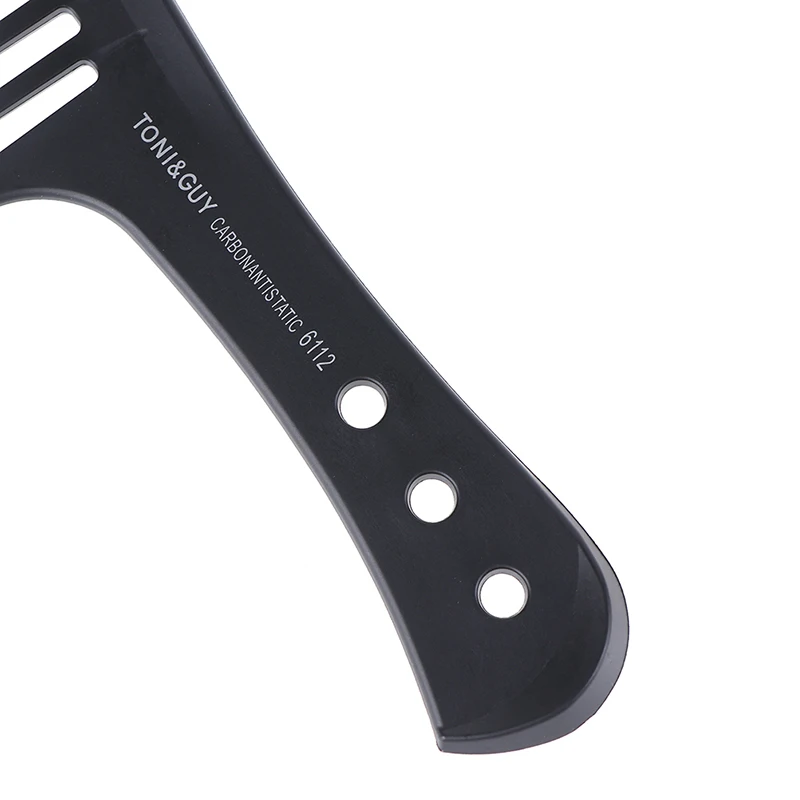 

3pcs Hair Styling Tool Portable Black Wide Tooth Comb Black ABS Plastic Heat-resistant Large Wide Tooth Comb