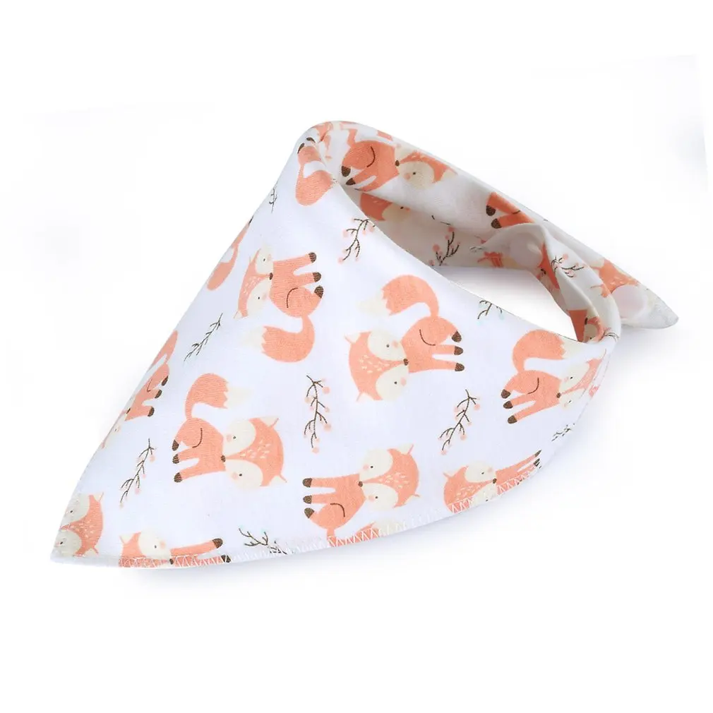 

Cotton Bandana Bibs Baby Babador Feeding Smock Infant Burp Cloths Cartoon Saliva Towel Baby Eating Accessory Soft Baby Stuff