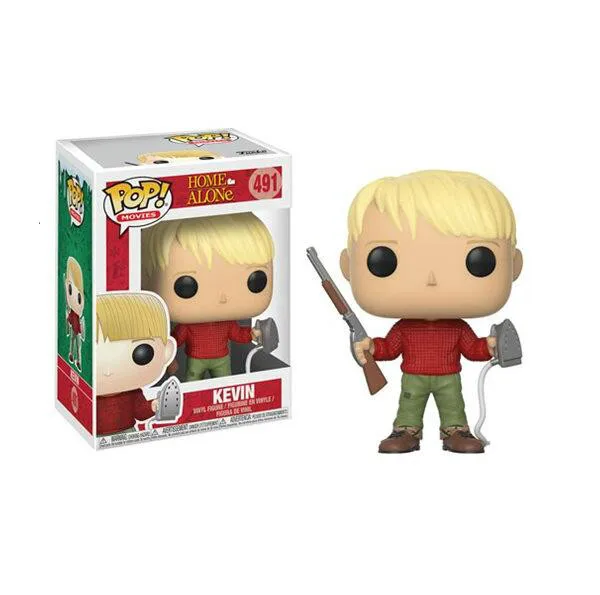 Funko Pop Movie Home Alone Кевин #491 Коллекционная модель игрушки виниловые фигурки для детей