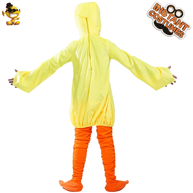 

Christmas Boy's&Girl's Yellow Duck Costume for Kids Holidays Role Play Child Duck Mascot Costume Suits
