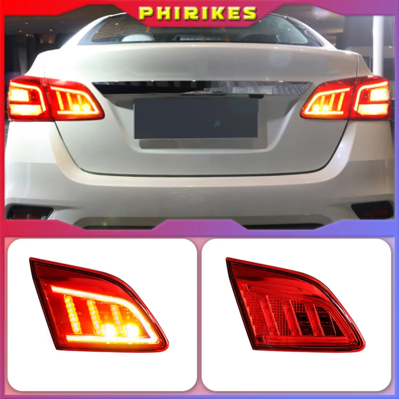 

LED Tail Lights for Nissan Sylphy Sentra 2016-2019 DRL Car Taillight Assembly Signal Auto Accessories Lamp