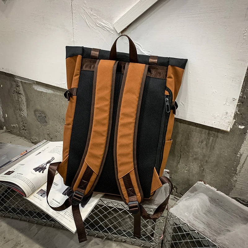 Новый модный мужской рюкзак ретро мужская дорожная сумка вместительный дорожный