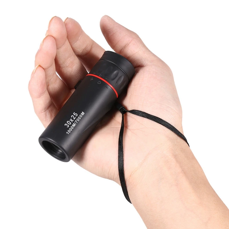

DA30x25 Spotting Binoculars-Black Waterproof Mini Portable Military Zoom 10X Travel Hunting Range Outdoor Gadgets Telescope
