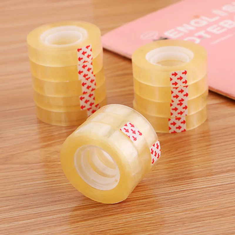 

32M Sale Quality Transparent Adhesive Tape Pack Tools School Office Supplies Stationery Tapes Packing Supplies School Stationery