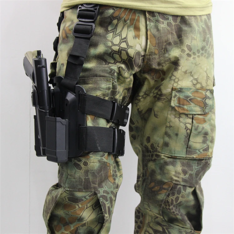Кобура для ружья, Охотничья кобура для ног Glock 17 19 Beretta M9 M92 1911 P226, Тактический Регулируемый Чехол для пистолета