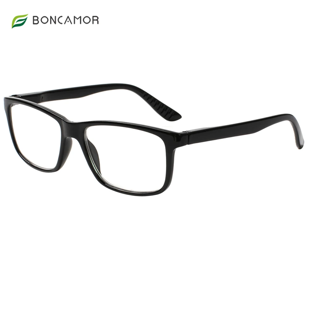 

Boncamor Reading Glasses Blue Light Blocking,Spring Hinge Readers for Men Anti UV Digital Eyestrain