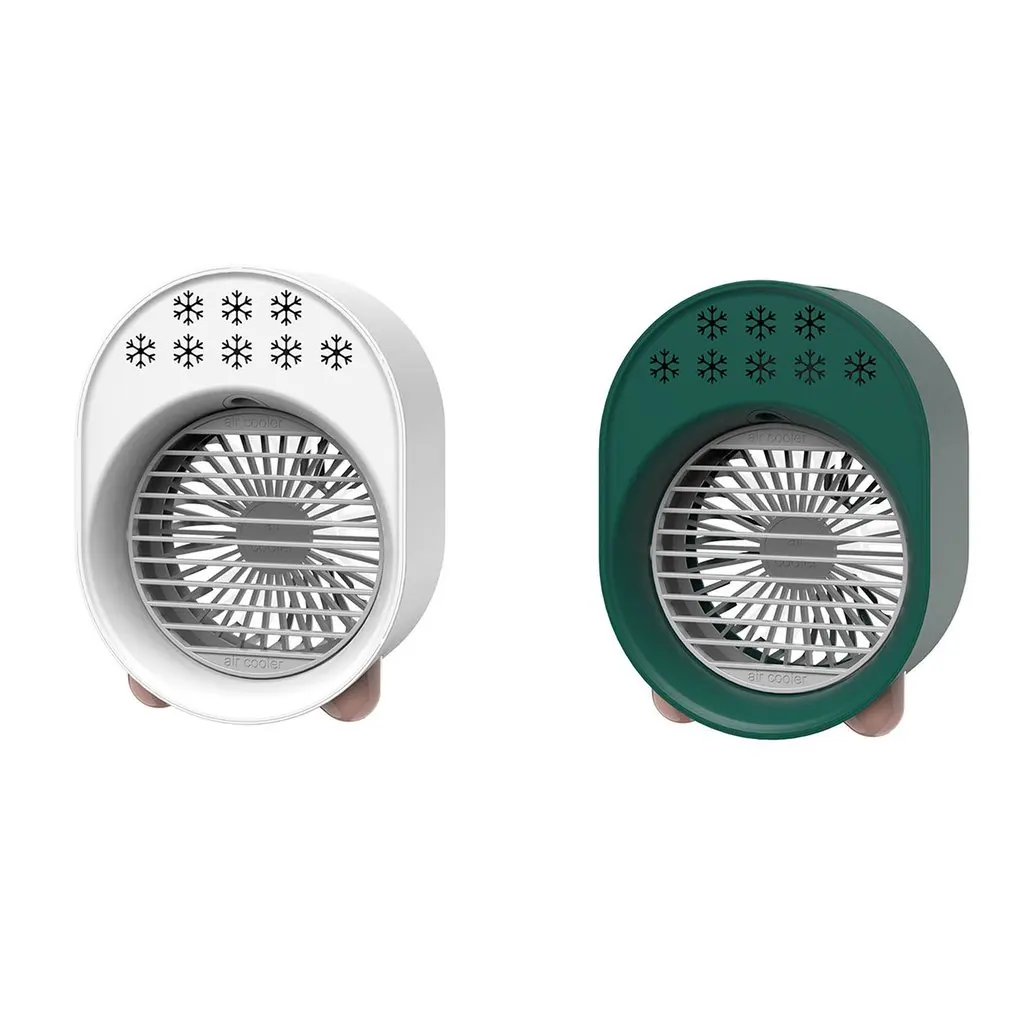 

Mini Air Cooler Portable Air Conditioner 7 Colors Light Multifunction USB Plug-in Humidifier Office Home Refrigeration Fan