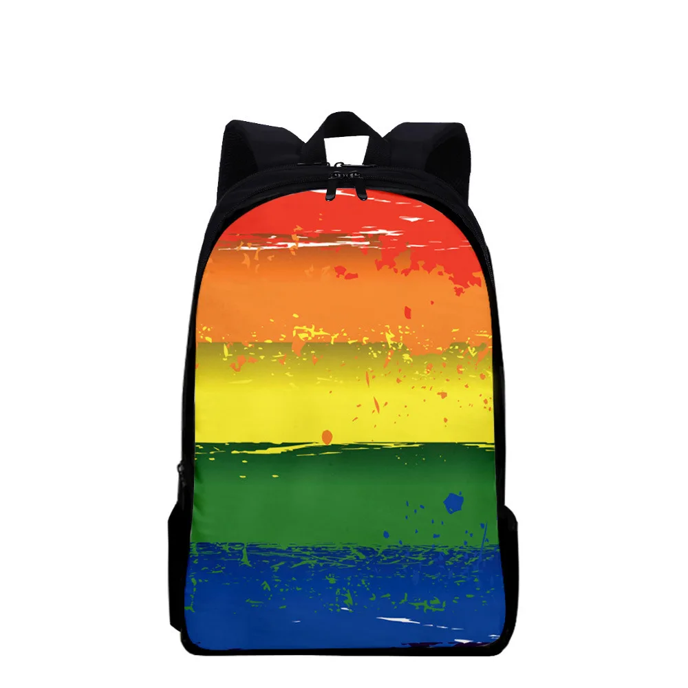 

3D Printed LGBT Merch Backpack Student Zipper Bag School Backpack Backbags Teen College Bags Teens Boys Girls Backpack