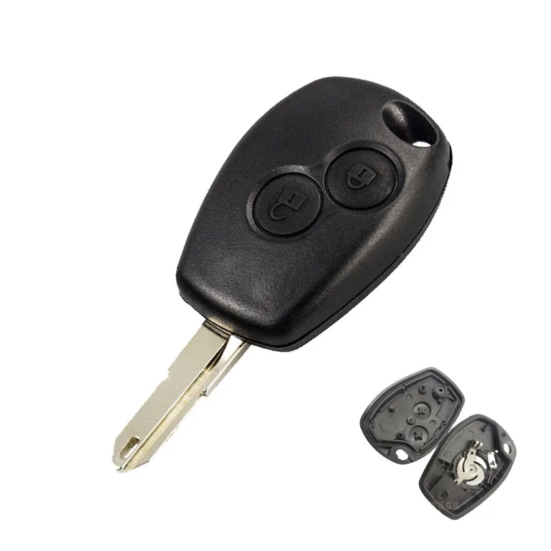 Okeytech 2 кнопки пульт дистанционного автомобильного ключа оболочка для Renault Duster Clio