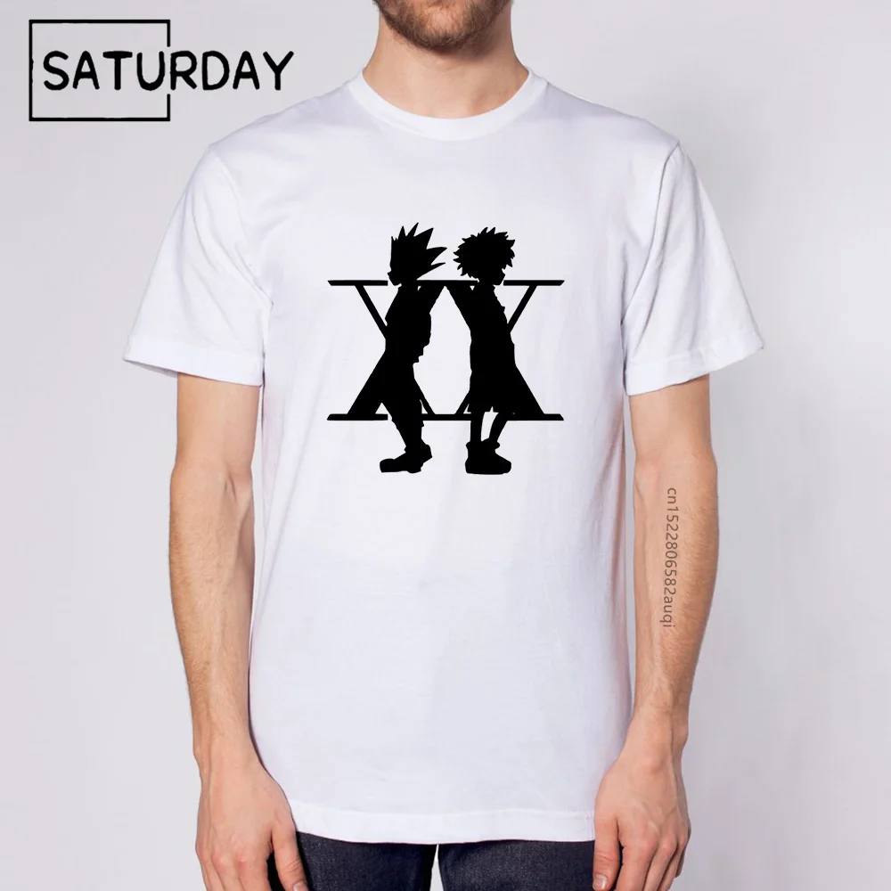 

Men White Print T-shirt 2021 Fashion Cool Confortable Hunter X Hunter Hisoka Unisex Plus Size Casual Tops Tee,Drop Shipping