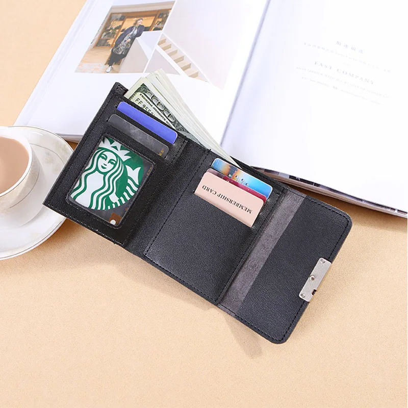 Новинка 2019 маленький кошелек для женщин короткий выпуск складной индивидуальный