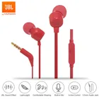 100% Оригинальные JBL TUNE 110 3,5 мм проводные наушники стерео музыка тяжелые басы Наушники с мотором ушное кольцо проводное управление с микрофоном