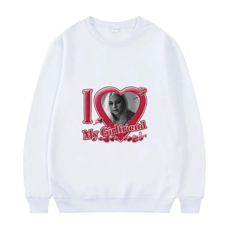 

Phoebe Bridgers Face Artwork Sweatshirt Art Moon Song Motion Sickness Garden Song Indie Music Print Tracksuit Men Funny Pullover