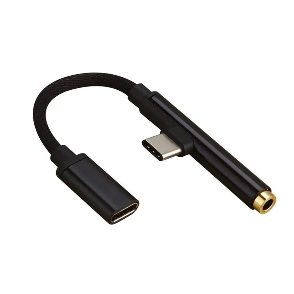 USB Type-C Aux аудио кабель адаптер Type C к 3 5 мм разъем для наушников 2 в 1 зарядное