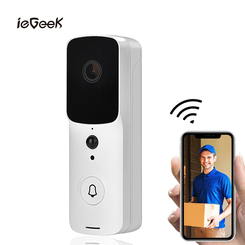 Умный видеодомофон дверной звонок для домашней безопасности камера 1080P