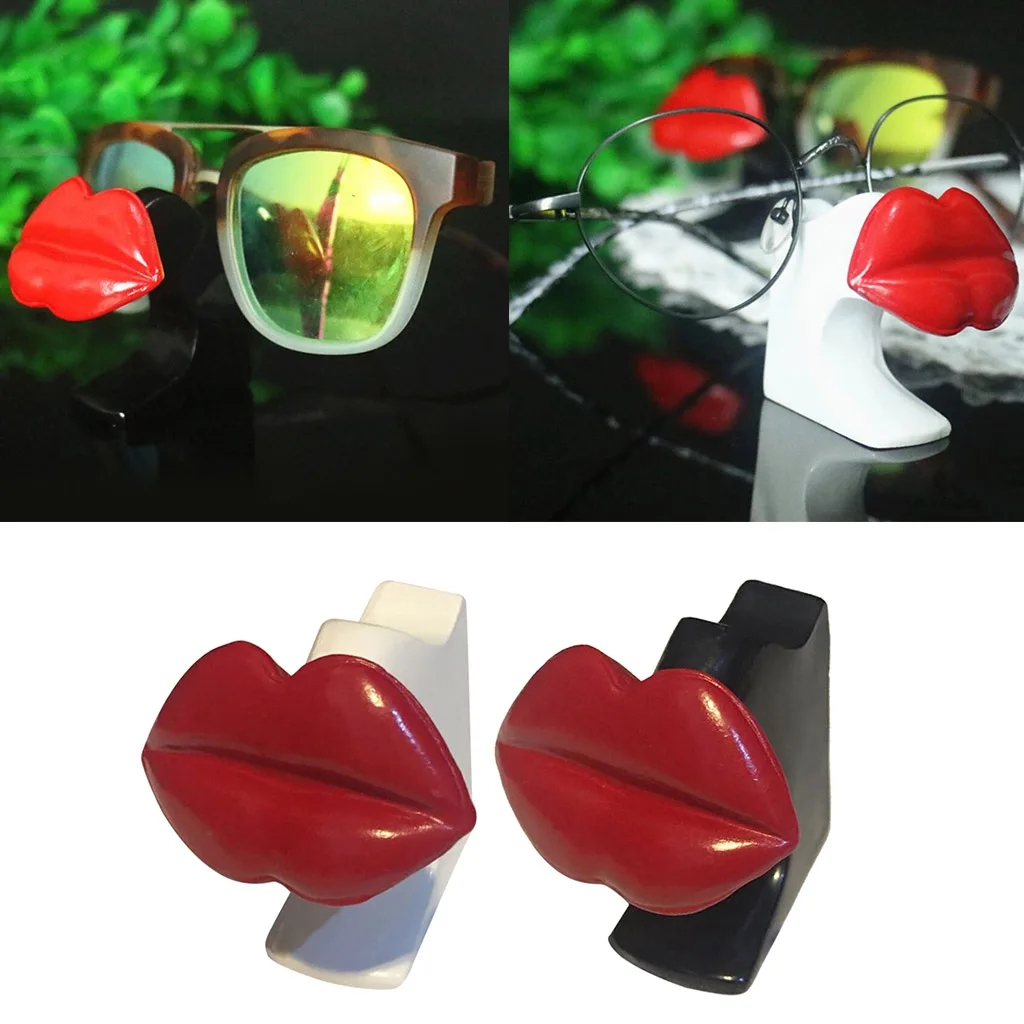 

Retail Stores Showcase Glasses Sunglasses Eyeglasses Rack Display Stand Holder Lips for Office Home Decoration