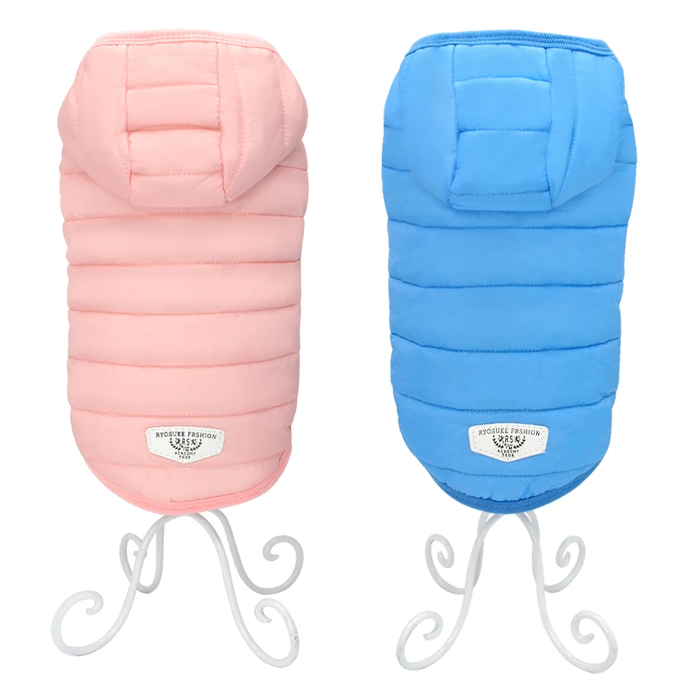 Одежда для собак зимнее хлопковое пальто чихуахуа мопса маленьких и средних