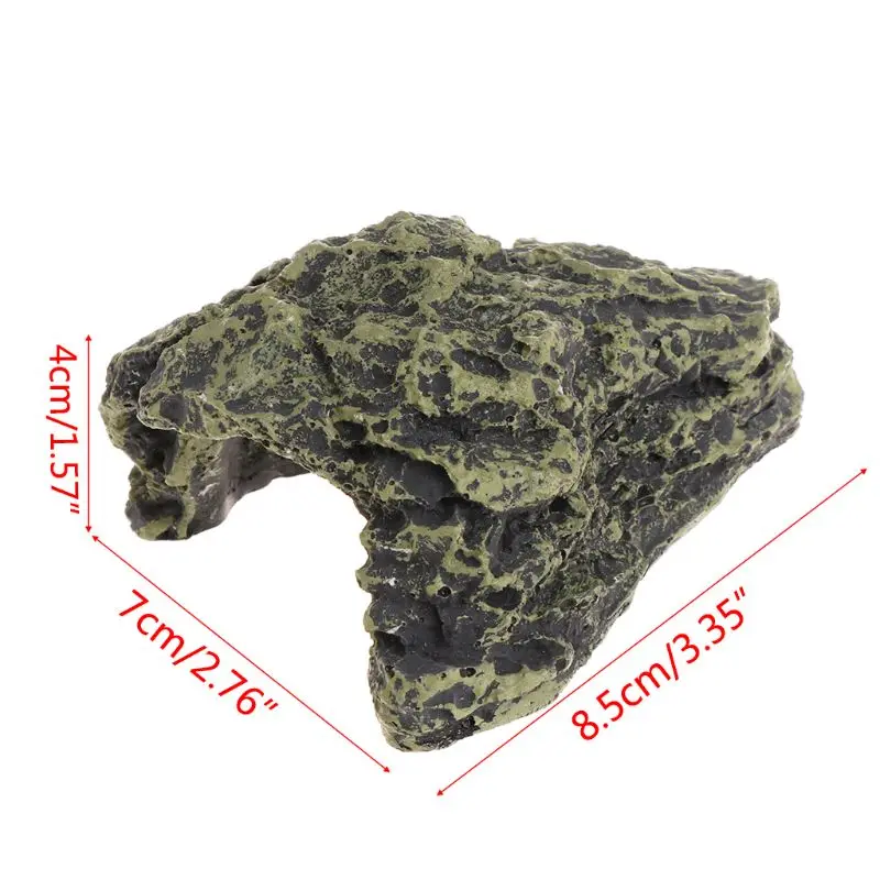 

Reptile Cave Turtle Cave Platform Decoration Landscape Resin Habitat Hide Rock For Lizard Snake Tortoise