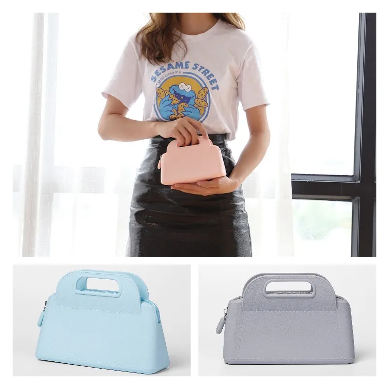 Лидер продаж силиконовый кошелек новая модная коробка маленькая квадратная