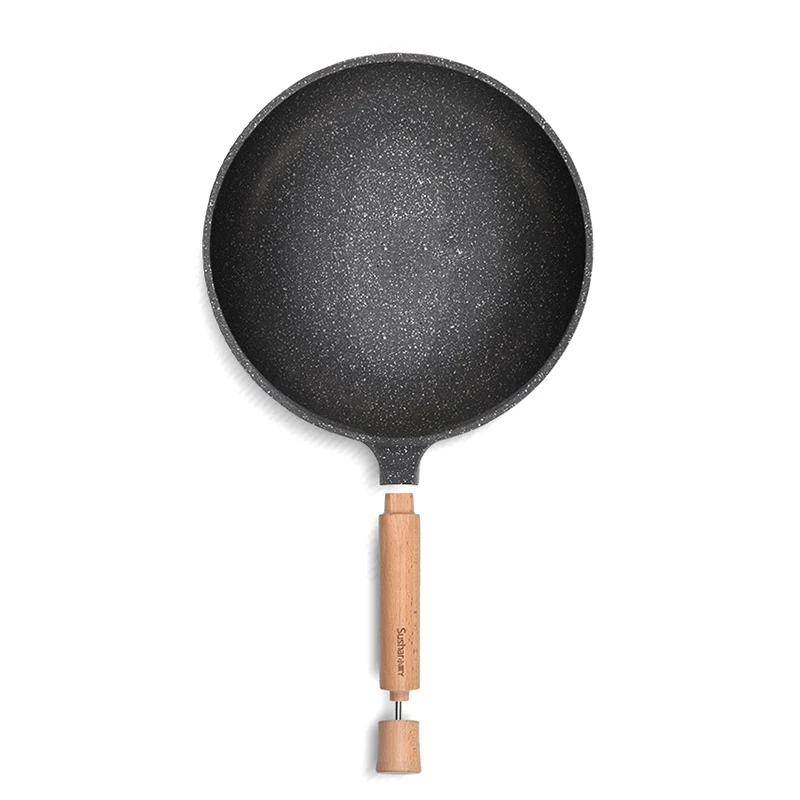 Sushar с антипригарным покрытием каменный противень вок Сковорода 28 см Мульти