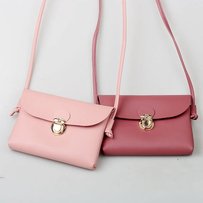 

Fashion Shoulder Messenger Bag Girls Casual Simple Leisure Classic Solid Mini Mortise Lock Square Bags Women Pack Lady Bolsas