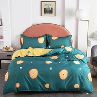 green grapefruit duvet cover set 34 pcs modern bedclothes double design bed sheet pillowcase comforter cover for women oceania
