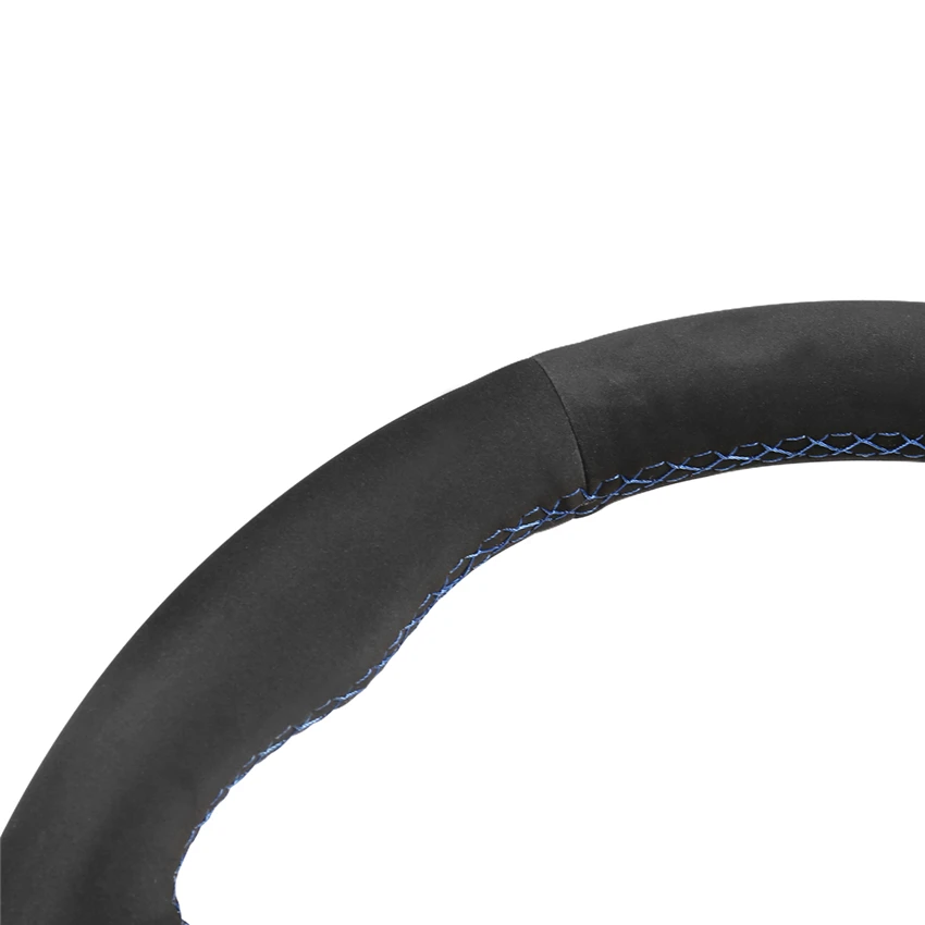 MEWANT черный замшевый кожаный чехол на руль для Kia K2 Rio 2011 2012 2013 2014 2015 2016 аксессуары -