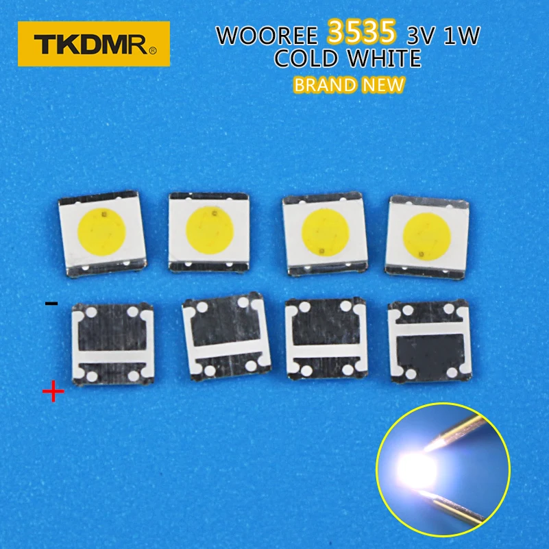 TKDMR 120 шт для WOOREE UNI светодиодный подсветка ЖК дисплей ТВ бисера 3 в 1 Вт 3535