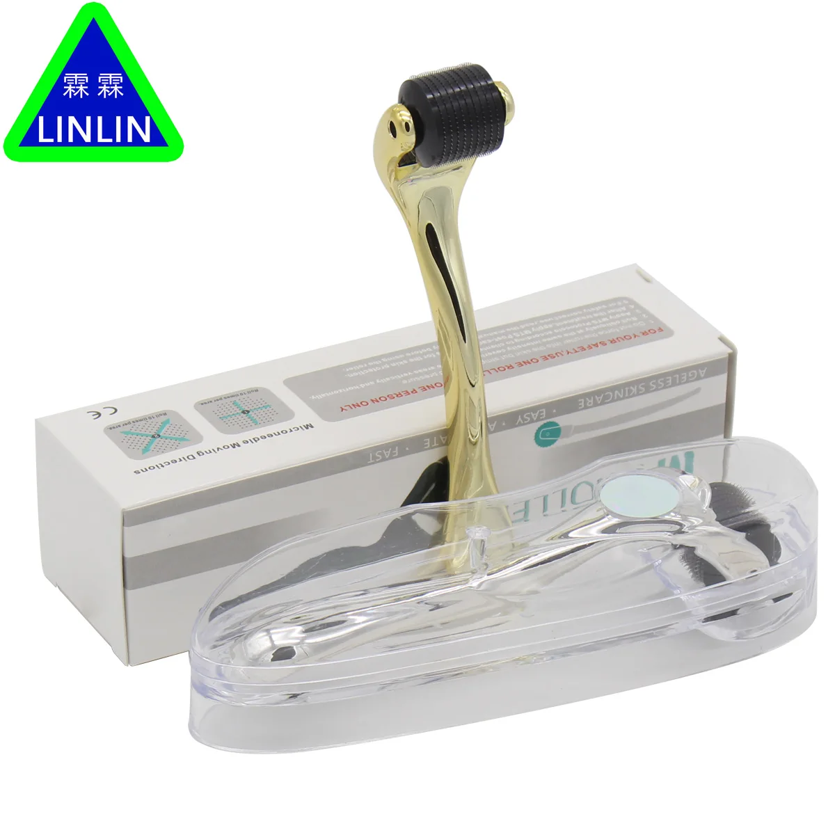 Linlin DRS 540 Дерма ролик микро титановые иглы mezoroller машина с микроиглой для ухода за кожей и ухода за телом