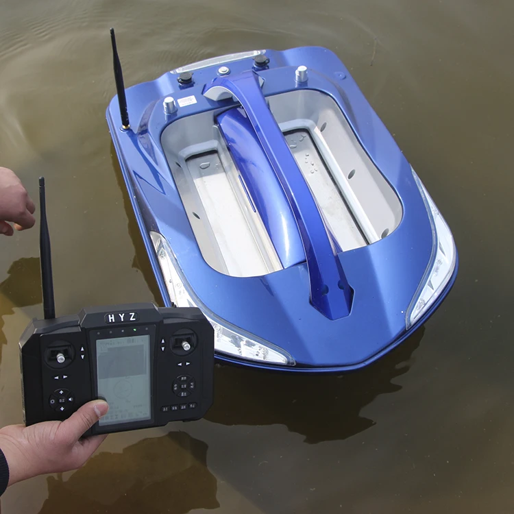Лодка с приманкой на радиоуправлении GPS автонавигатор эхолот рыболокатор 3