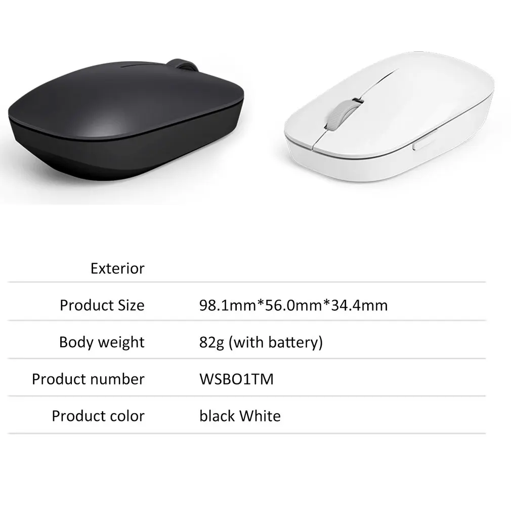 Оригинальная Xiaomi Mi беспроводная мышь удаленный беспроводной оптический RF 2,4 ГГц 1200 dpi двойной режим подключения компьютера Windows 7/8/10
