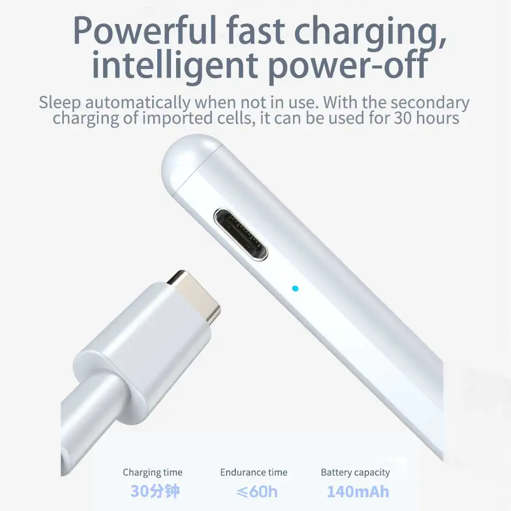 

Stylus Pen For Tablet No Lag Error Proof Multifunction School Mobile Phone Tilt Home Students Palms Rejection Capacitive Touch